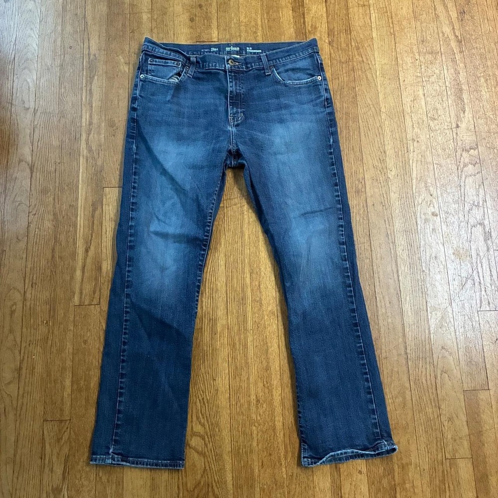 Urban Pipeline Slim Straight Mens Jeans 36x30 Blue Ultimate Flex Denim